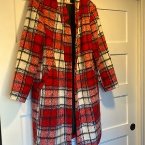 NWOT! Old navy plaid coat